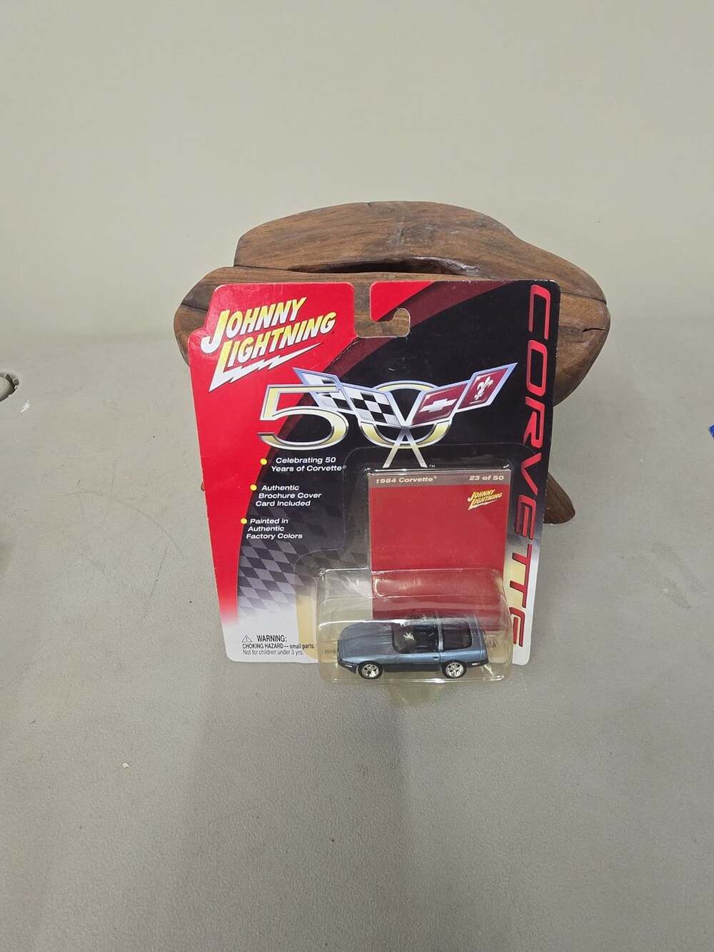 Johnny Lightning 1984 Corvette 50 Years of Corvette Diecast Car